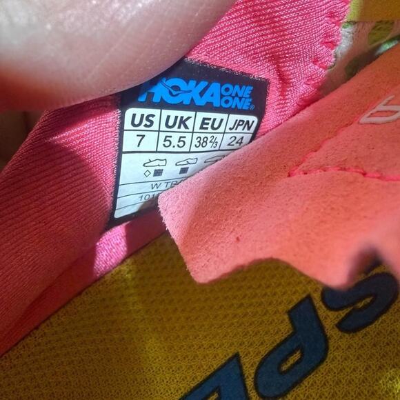 Hoka One One Tracer Road Running Shoe Women size 7 - Picture 8 of 8